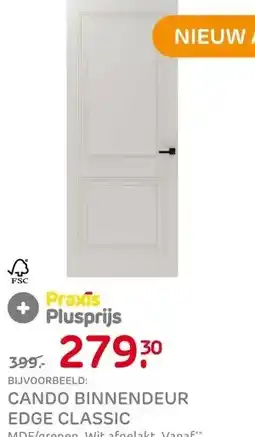Praxis CanDo Binnendeur Schuifdeur Edge Classic aanbieding