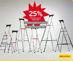 Praxis Altrex ladders en trappen aanbieding