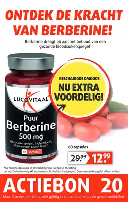 Lucovitaal Puur Berberine aanbieding