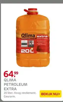 Praxis Qlima kachelbrandstof Extra 20L aanbieding