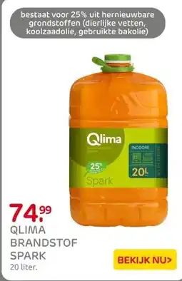 Praxis Brandstof Qlima Spark 20 L aanbieding