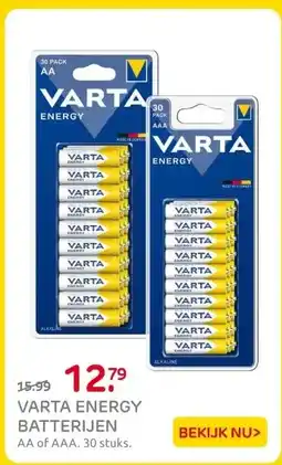 Praxis VARTA ENERGY BATTERIJEN aanbieding