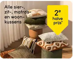 Leen Bakker Alle sier, zit, matras en woon kussens aanbieding