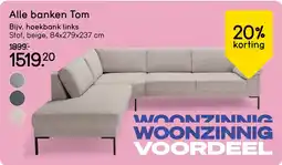 Leen Bakker Alle banken Tom aanbieding