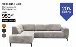 Leen Bakker Hoekbank Lola aanbieding