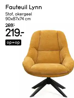 Leen Bakker Fauteuil Lynn aanbieding