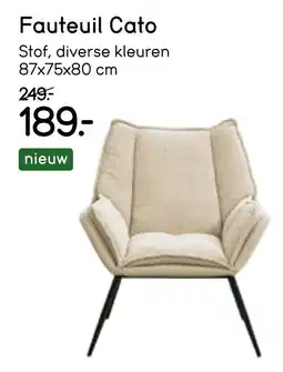 Leen Bakker Fauteuil Cato aanbieding
