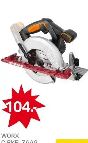 Praxis Worx cirkelzaag WX530.9 20V (zonder aanbieding