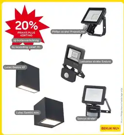 Praxis buitenverlichting aanbieding