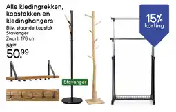 Leen Bakker Alle kledingrekken, kapstokken en kledinghangers aanbieding