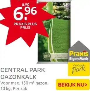 Praxis Graskalk voor gazon en siertuin 10kg aanbieding
