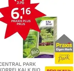 Praxis Central Park korrelkalk Bio 5kg aanbieding