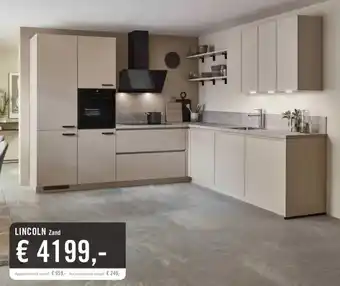 Keukendepot LINCOLN Zand aanbieding