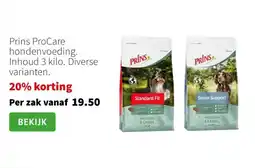 Intratuin Prins procare hondenvoeding aanbieding