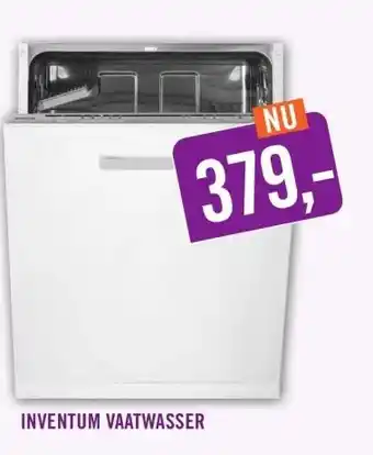Keukendepot INVENTUM VAATWASSER aanbieding