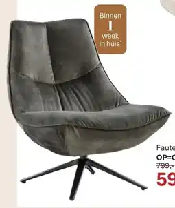IN.HOUSE Fauteuil Monzone aanbieding
