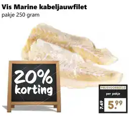 Coop Vis Marine kabeljauwfilet aanbieding