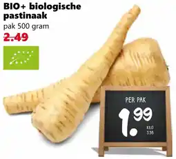Coop BIO+ biologische pastinaak aanbieding