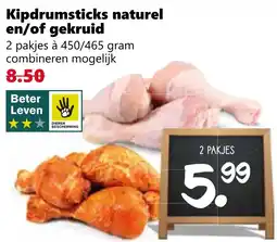 Coop Kipdrumsticks naturel en/of gekruid aanbieding