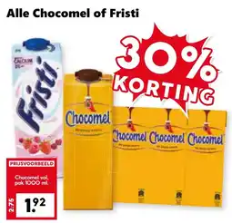 Coop Alle Chocomel of Fristi aanbieding