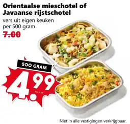 Coop Orientaalse mieschotel of Javaanse rijstschotel aanbieding