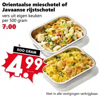Coop Orientaalse mieschotel of Javaanse rijstschotel aanbieding