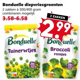 Coop Bonduelle diepvriesgroenten aanbieding