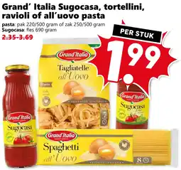 Coop Grand' Italia Sugocasa, tortellini, ravioli of all'uovo pasta aanbieding