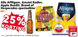Coop Alle Affligem, Amstel Radler, Apple Bandit, Brand of Desperados speciaalbier aanbieding
