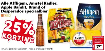 Coop Alle Affligem, Amstel Radler, Apple Bandit, Brand of Desperados speciaalbier aanbieding