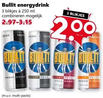 Coop Bullit energydrink aanbieding