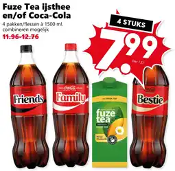 Coop Fuze Tea ijsthee en/of Coca-Cola aanbieding