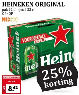 Coop HEINEKEN ORIGINAL aanbieding