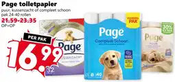 Coop Page toiletpapier aanbieding
