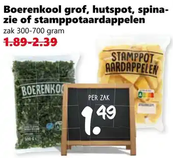 Coop Boerenkool grof, hutspot, spinazie of stamppotaardappelen aanbieding