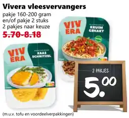 Coop Vivera vleesvervangers aanbieding