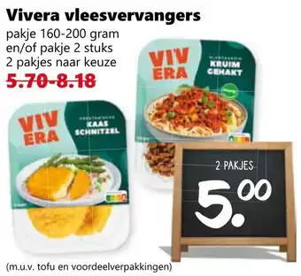 Coop Vivera vleesvervangers aanbieding