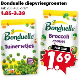 Coop Bonduelle diepvriesgroenten aanbieding