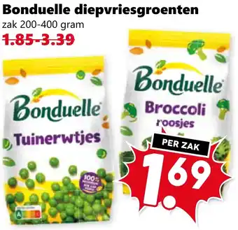 Coop Bonduelle diepvriesgroenten aanbieding