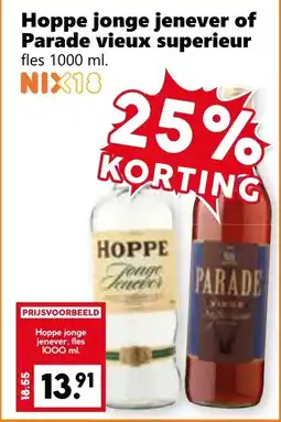 Coop Hoppe jonge jenever of Parade vieux superieur aanbieding