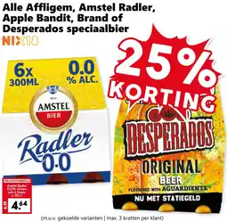Coop Alle Affligem, Amstel Radler, Apple Bandit, Brand of Desperados speciaalbier aanbieding