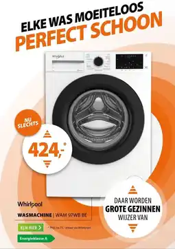 Expert Whirlpool WAM 97WB BE Wit aanbieding