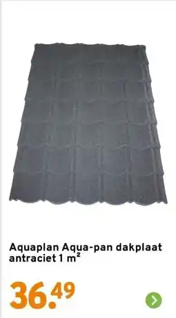 GAMMA Aquaplan Aqua-pan dakplaat antraciet 1 m² aanbieding