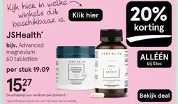 Etos JSHealth aanbieding