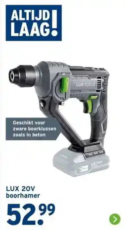 GAMMA LUX boorhamer aanbieding
