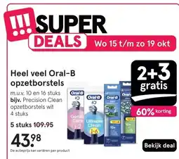Etos Heel veel Oral-B opzetborstels aanbieding