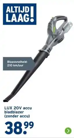 GAMMA LUX accu bladblazer (zonder accu) aanbieding