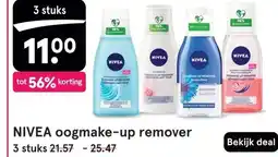 Etos NIVEA oogmake-up remover aanbieding