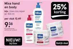 Etos Mixa hand en body aanbieding