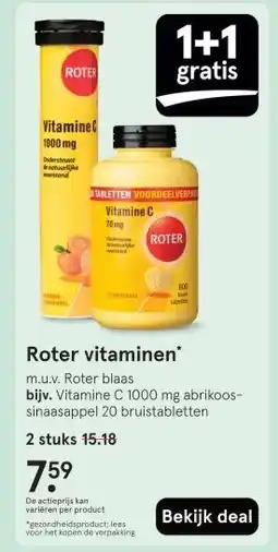 Etos Roter vitaminen aanbieding